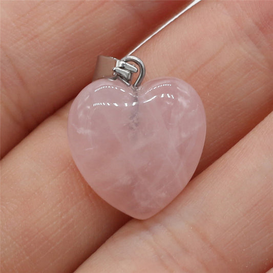 Heart-shaped Stone Pendants